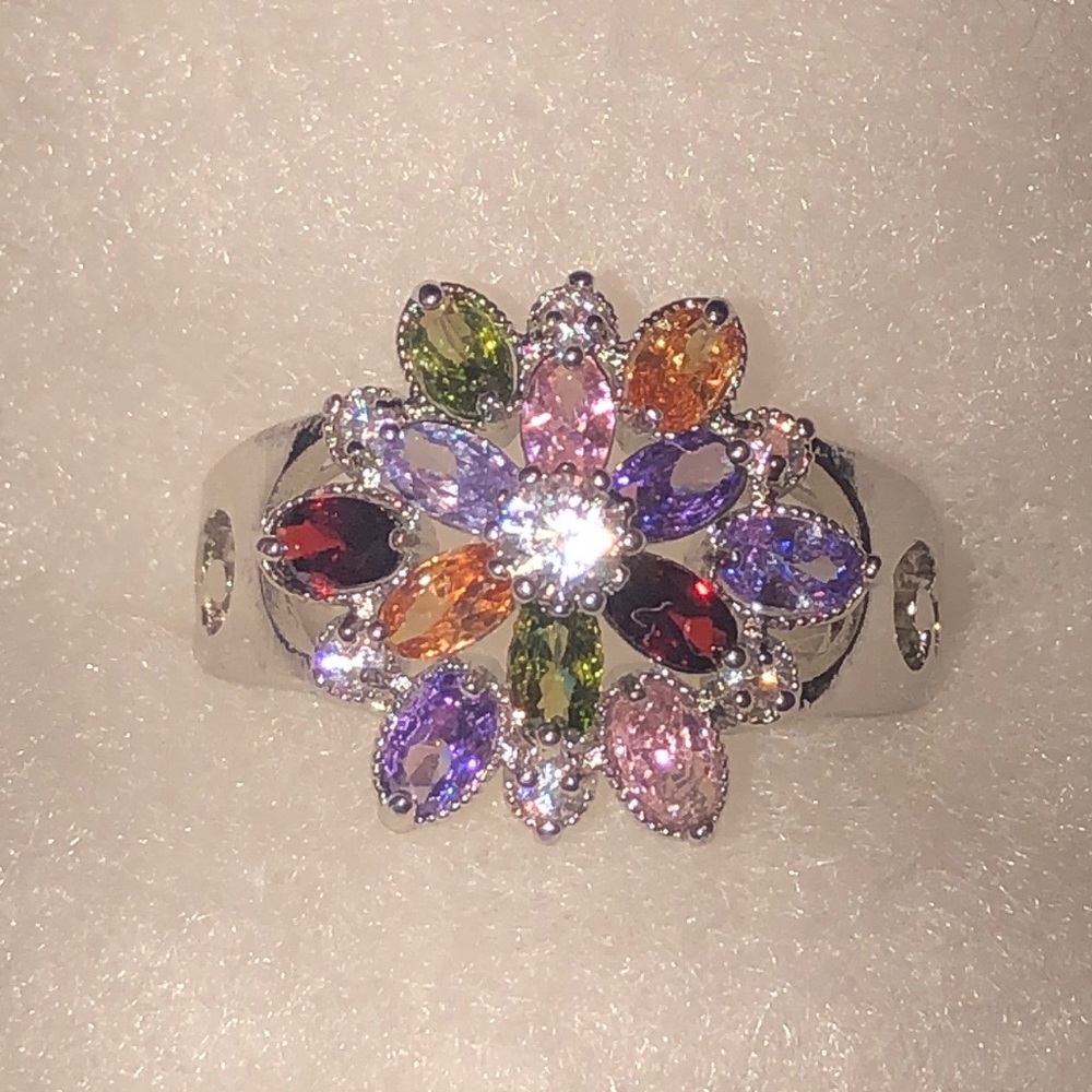 Beautiful and Colorful 925 Silver Ring